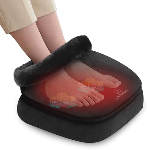 COMFIER 2-in-1 Shiatsu Foot & Back Massager with Heat, Electric Foot Warmer for Women,Men,Feet Massager Machine, Feet Heater,Gifts by COMFIER