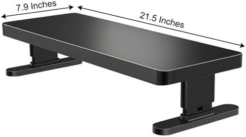 Adjustable Monitor Stand with 4 height options, Desk Shelf for Top of Desk Adjustable - Image 4