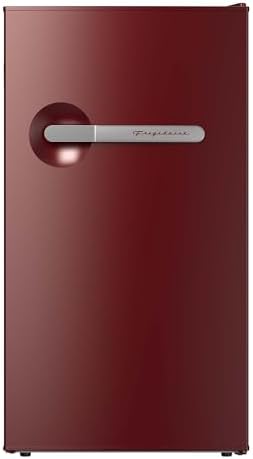 Frigidaire Refrigerator-Retro Mini Fridge Energy Saving-Adjustable Thermostat Control- Ideal for Dorm, Office, RV, Garage, Apartment 3.1 Cu Ft, RED by Unknown