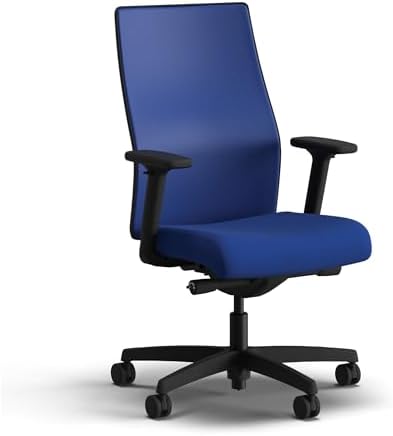 HON Ignition 2.0 Ergonomic Office Chair, Lumbar Support, Desk Chair, Cobalt by HON