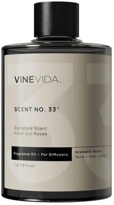 VINEVIDA [16 Fl Oz] Fresh Cut Roses Fragrance Oil for Cold Air Diffusers, Essential Oils for Diffuser Oil Refill & Air Freshener Room Spray by VINEVIDA