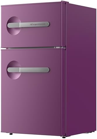 Frigidaire, 3.1 Cu. Ft. 2 Door Retro Series Compact Refrigerator, Built-In Side Bottle Opener, Purple - Image 4