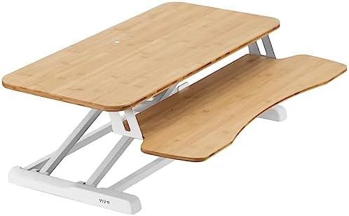 VIVO Real Bamboo 32 inch Standing Desk Converter, DESK-V000KO by VIVO