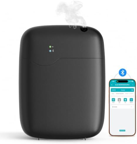 Waterless Essential Oil Diffuser with Bluetooth App Control by SEEDEAR