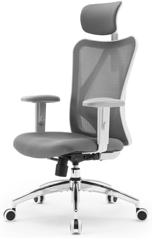 SIHOO M18 Ergonomic Office Chair, Mesh Back Desk Chair with Headrest by SIHOO