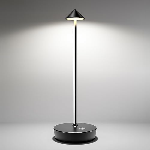 Cordless Table Lights Rechargeable 6000mAh Battery Outdoor LED Desk Lamp by SHANGCAI
