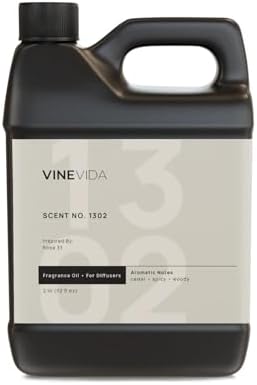 VINEVIDA [32 Fl Oz] Scent NO. 1302 Fragrance Oil for Cold Air Diffusers, Aromatic Notes of Cedarwood Spicy Woody, Essential Oils for Diffuser Oil Refill & Air Freshener Room Spray by VINEVIDA