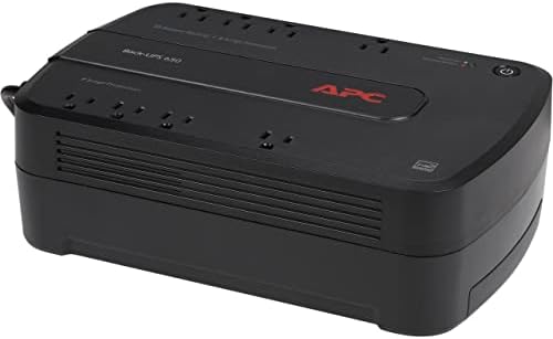 APC Battery Backup 650VA/390W Uninterruptible Power Supply for PC, BE650G1 by APCbySchneider-Electric