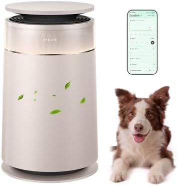 Dreame HEPA Air Purifier with Self-Cleaning Pet Hair FP10-Beige by Dreame