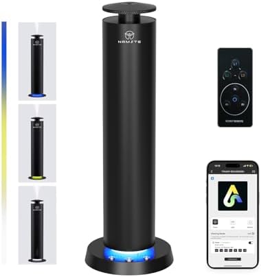 Waterless Diffuser,1800 Sq.Ft APP Control LED Light Ultra Quiet by Namste