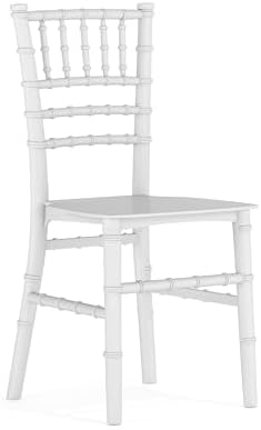 Flash Furniture Hercules Kids Resin Chiavari Chair, White by FlashFurniture