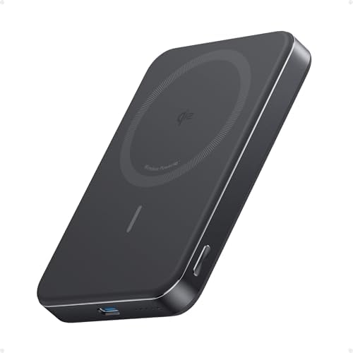Anker MagGo Power Bank, 10,000mAh Qi2-Certified 15W Portable Charger by Anker