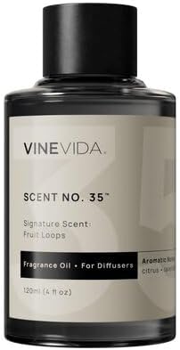 VINEVIDA [4 Fl Oz] Fruit Loops Fragrance Oil for Cold Air Diffusers, Essential Oils for Diffuser Oil Refill & Air Freshener Room Spray by VINEVIDA