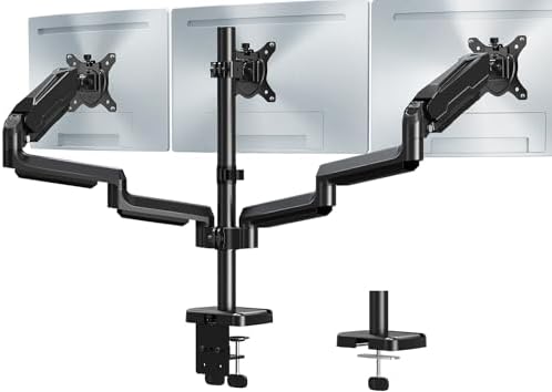 MOUNT PRO Triple Monitor Mount for Max 32" Screens, Up to 19.8lbs Each by MOUNTPRO