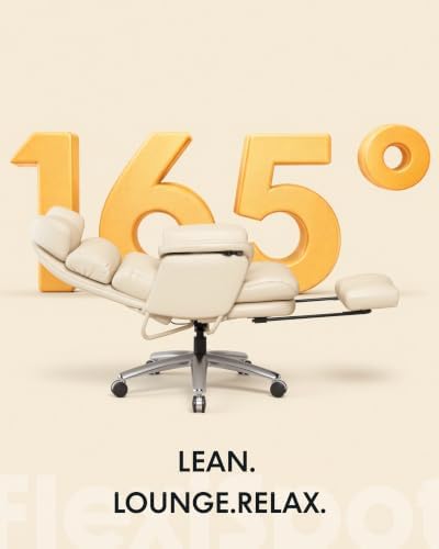 FLEXISPOT Multi-Task Office Chair Lounge Chair Indoor, Beige White, HC4 - Image 4
