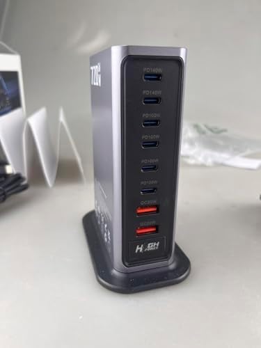 520W USB C Fast Charger Block, PD 3.1 100W 8 Port USB Charging Station, GaN Ⅲ Fast Charging Station for Multiple Devices, Laptop Wall Charger Compatible with iPhone 17/iPad/MacBook etc - Image 3