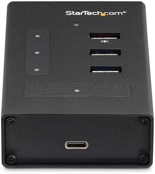 StarTech.com USB-C Hub 4 Port - USB C to 3 x USB A and 1 x USB C - USB 3.0 - Mountable - Industrial - Powered USB Hub - USB Port Expander (HB30C3A1CST) - Image 4