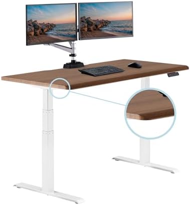Vari ComfortEdge Electric Standing Desk – 60x30 – Walnut/White - Image 2