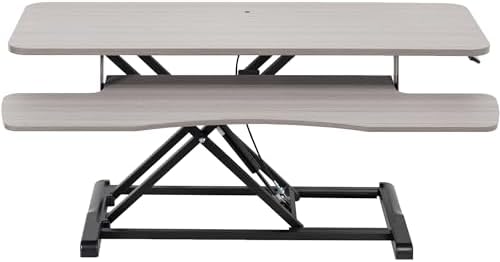 VIVO Dark Gray 42 inch Standing Desk Converter, DESK-V042KG by VIVO