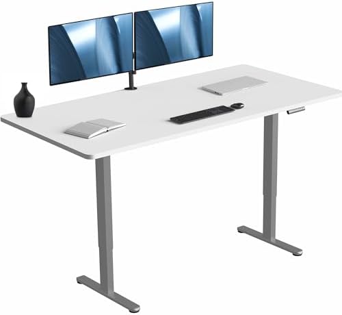 VIVO White 71 x 36 in Standing Desk, DESK-KIT-E2G7W-36 by VIVO