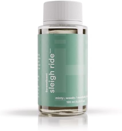 Homedics SereneScent Waterless Diffuser Oil Refill — Sleigh Ride (120ml) by Homedics