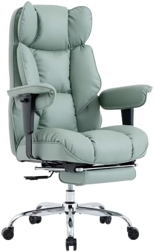 Efomao Executive Office Chair 400lbs,Green Big and Tall Desk Chair by OFFICECHAIR
