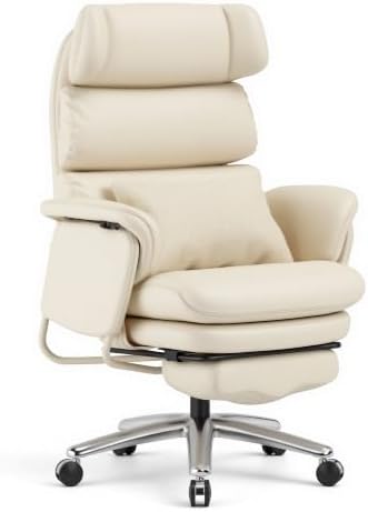 FLEXISPOT Multi-Task Office Chair Lounge Chair Indoor, Beige White, HC4 - Image 5