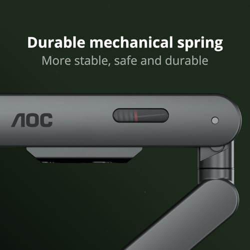 AOC Dual Monitor Stand Arm Desk Mount for 17-34 Inch Monitors, AM420G - Image 3