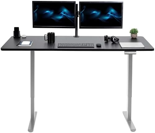 VIVO Black 71 x 30 in Standing Desk, DESK-KIT-E2G7B by VIVO