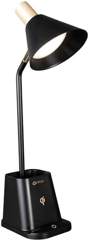 OttLite Merge LED Desk Lamp with Wireless Charging, Black by Ottlite