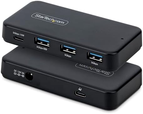 StarTech 4-Port USB-C & USB-A Hub, 5Gbps, 36W, NA (311NA-USB-HUB) by Unknown