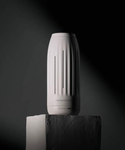 AromaTech Ambience Scent Diffuser for Essential Oil Blends & Fragrances – Waterless Scent Machine w/Bluetooth for Home, Bathroom Boutiques, Hotel, Spa – White Stone Mini - Image 2