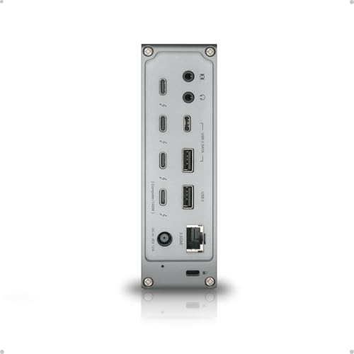 CalDigit TS5 Thunderbolt 5 Dock - 15 Port, 140W Charging, 80Gb/s TBT 5 x 4, USB-C 10Gb x 3, USB-A x2, 2.5Gb Ethernet, Dual 8K@60Hz Displays, SD & microSD UHS-II, 1m Braided Cable, Space Gray 240W PSU - Image 2