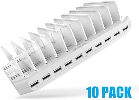 【10PCS】 Unitek 10-Port Charging Station, Fast Charger Dock for Multi-Device - Image 2