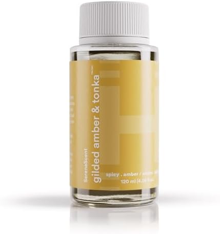 Homedics SereneScent Waterless Diffuser Oil Refill, Gilded Amber & Tonka by Homedics