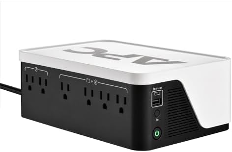 APC 700VA/420W Backup Battery Power Supply for Home Office, Wi-Fi | BE700G3 by APCbySchneider-Electric
