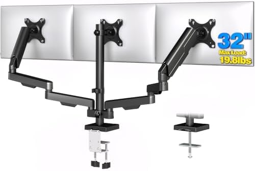 Rfiver Triple Monitor Mount for 17-32" Screens, VESA 75/100mm by Rfiver