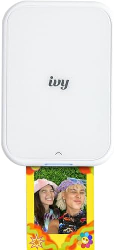 Canon Ivy 2 Mini Photo Printer Pure White Travel Accessory Bundle - Image 2