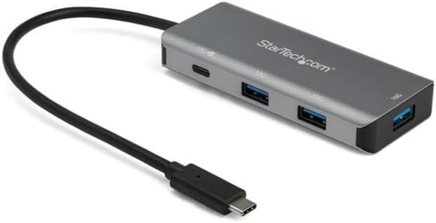 StarTech 4-Port USB-C Hub 10Gbps with 100W PD, TAA, Portable (HB31C3A1CPD3) - Image 4