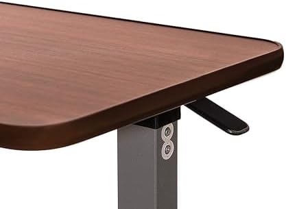 Vaunn Medical Adjustable Overbed Bedside Table with Wheels (Hospital and Home Use) - Image 4