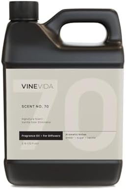 VINEVIDA [32 Fl Oz] Vanilla Odor Eliminator Fragrance Oil for Cold Air Diffusers, Essential Oils for Diffuser Oil Refill & Air Freshener Room Spray by VINEVIDA