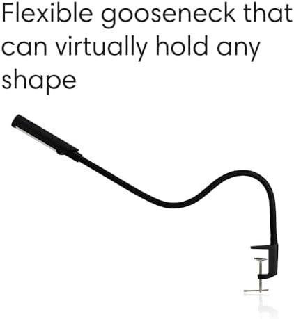 Reliable UberLight Flex Desk Lamp with Clamp, 9 Light Settings, Black - Image 4