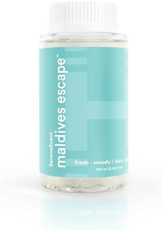 Homedics SereneScent Waterless Diffuser Oil Refill Maldives Escape (120ml) by Homedics