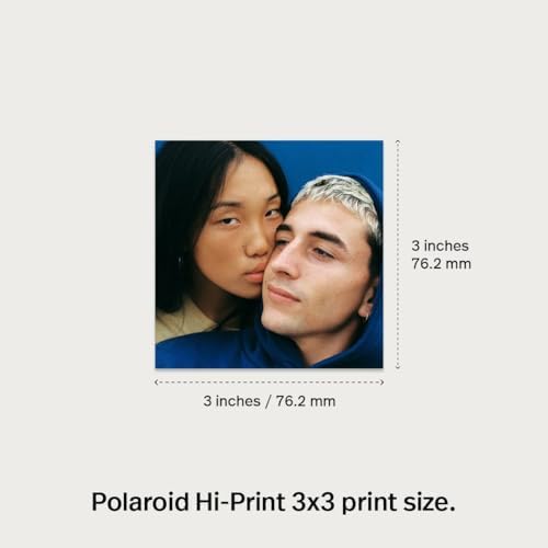 Polaroid Hi-Print 3x3 Paper - 3x3 Photo Paper Cardridge - 30 Photo Sheets (6646) - Image 5