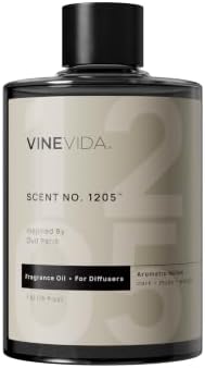 VINEVIDA [16 Fl Oz] Scent NO. 1205 Fragrance Oil for Cold Air Diffusers, Aromatic Notes of Dark Musk Oud Wood, Essential Oils for Diffuser Oil Refill & Air Freshener Room Spray by VINEVIDA