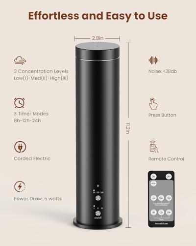 Waterless Essential Oil Diffuser for Large Room, 1000 Sq Ft Coverage - Image 3