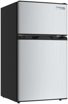 Frigidaire 3.2 Cu Ft Double Door Top Freezer Refrigerator, Stainless - Image 2