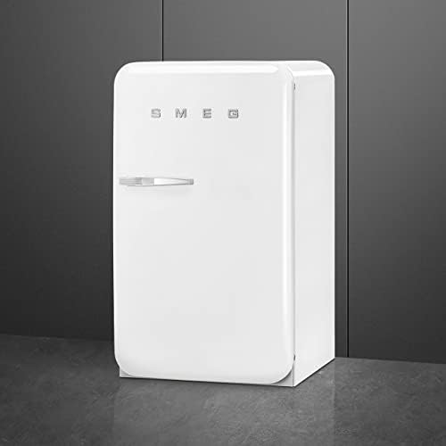 Smeg FAB10 50's Retro Style Aesthetic Refrigerator with 4.48 Cu Total Capacity, 2 Glass Shelves, LED Internal Light, 22-Inches, White Right Hand Hinge Made In Italy - Image 4