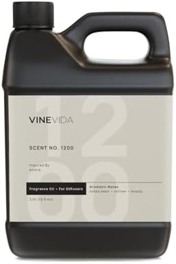 VINEVIDA [32 Fl Oz] Scent NO. 1200 Fragrance Oil for Cold Air Diffusers, Aromatic Notes of Aniseed, Incense, Balm, Patchouli & Cistus Essential Oils for Diffuser Oil Refill & Air Freshener Spray by VINEVIDA
