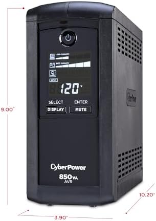CyberPower CP850AVRLCD Intelligent LCD UPS Battery Backup - Image 6